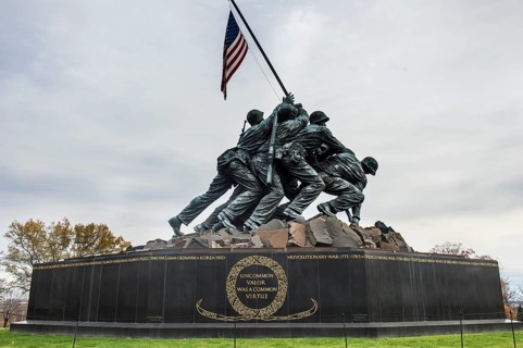US Marine Corps war memorial, Arlington