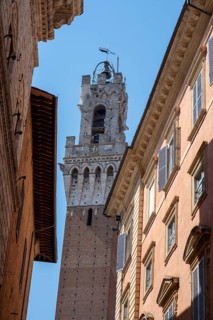 Torre del Mangia, bell tower at Piazzo del Campo