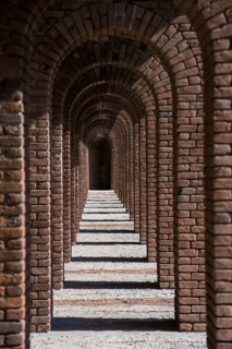 Stone Arches in Fort Jefferson, Dry Tortugas National Park