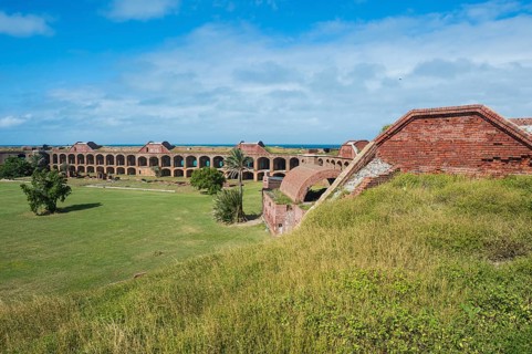 Overlook over Fort Jefferson, Dry Tortugas National Park