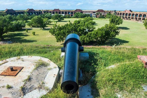 Old cannon, Fort Jefferson