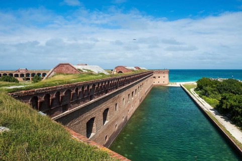 Overlook over Fort Jefferson, Dry Tortugas National Park