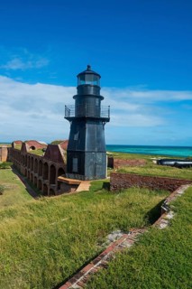 Lighthouse in Fort Jefferson, Dry Tortugas National Park