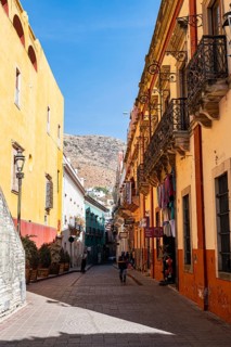 Historic center of the Unesco site Guanajuato, Mexico