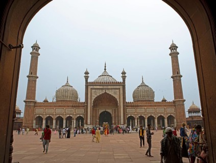 Jama Masjid Mosque or Masjid-i Jahan-Numa, New Delhi