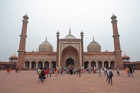 Jama Masjid Mosque or Masjid-i Jahan-Numa, New Delhi
