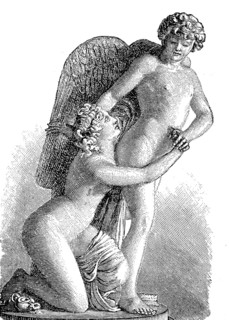 Cupid and Psyche is a very common subject in the visual arts of antiquity and modern times and a popular theme in fiction and music, Cupid and Psyche