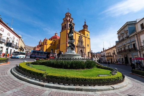 Basilica Colegiata de Nuestra Senora, Unesco site Guanajuato