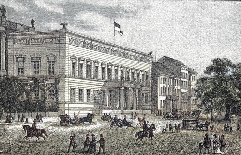 The Kaiserpalais in Berlin 1880, Germany