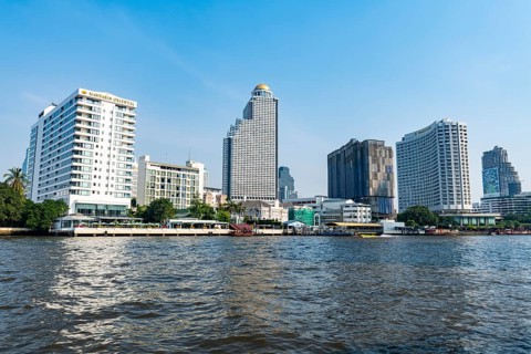 Skyline of Bangkok, Chao Phraya River