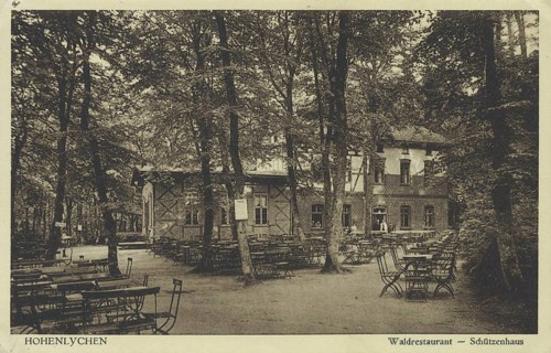 Waldrestaurant Schuetzenhaus in Hohenlychen, district of Uckermark in the north of Brandenburg