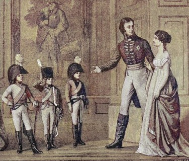 On Christmas Eve in 1803, Frederick William III presented the Crown Prince in the uniform of the Garde du Corps