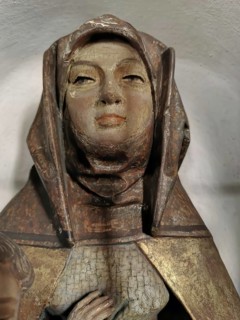Madonna, interior of the church of Simmershausen