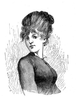Woman, saleswoman in a shop according to her line of business