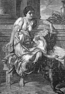 Decadent Women's Life in Ancient Pompeii, Italy