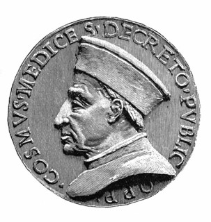 Seal coin of Cosimo de' Medici, il Vecchio