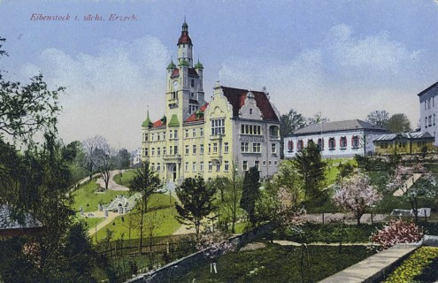 Eibenstock in the Saxon Erzgebirge, Erzgebirgskreis