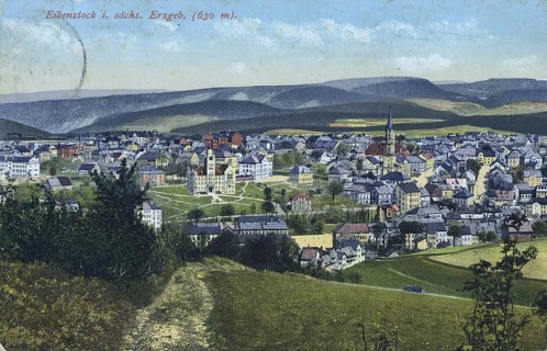 Eibenstock in the Saxon Erzgebirge, Erzgebirgskreis