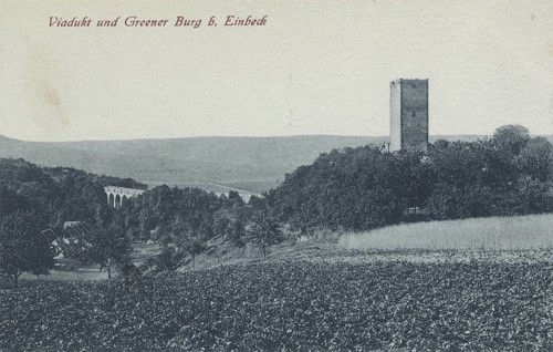 Viaduct at Greener Burg near Einbeck, district of Northeim in southern Lower Saxony