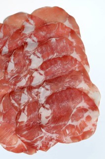 Coppa, sausage made from pork neck