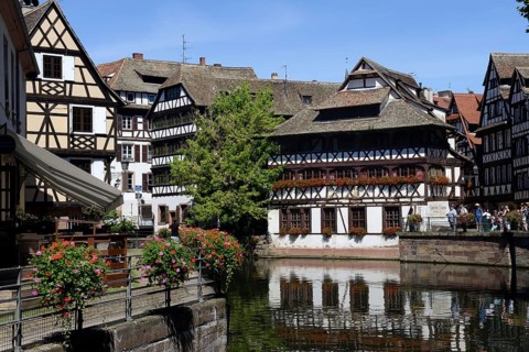 Half-timbered houses in La Petite France district, Strasbourg