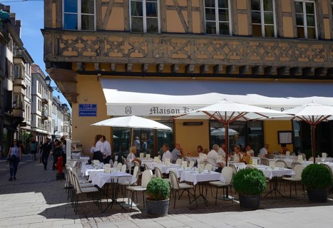 Restaurant at the Kammerzell House, Strasbourg