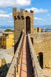 Fortress defence tower of Rocca di Montalcino, Montalcino