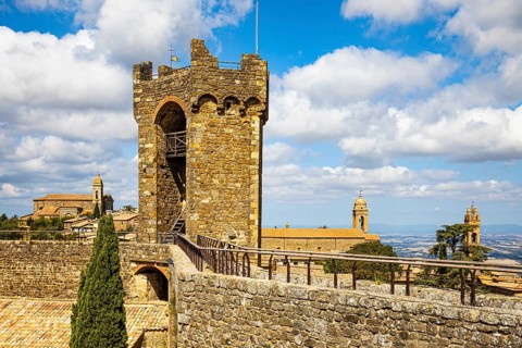 Fortress defence tower of Rocca di Montalcino, Montalcino