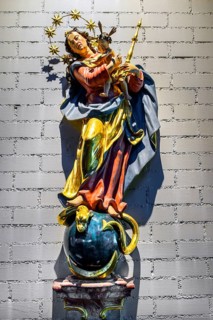 Figure, Maria vom Siege mid-18th c. Church of St. Ulrich