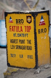 High altitude cross, Fatula Pass