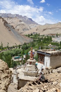 Choerten, Lamayuru Monastery or Lamayuru Gompa
