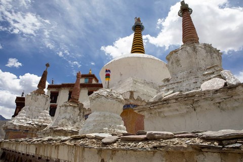 Choerten, Lamayuru Monastery or Lamayuru Gompa