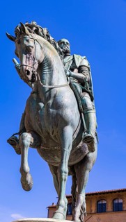Equestrian statue of Cosimo de Medici, Piazza della Signorina