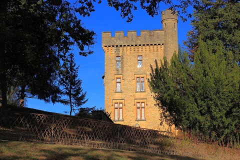 Puymartin Castle is located, hidden in the middle of the Perigord noir
