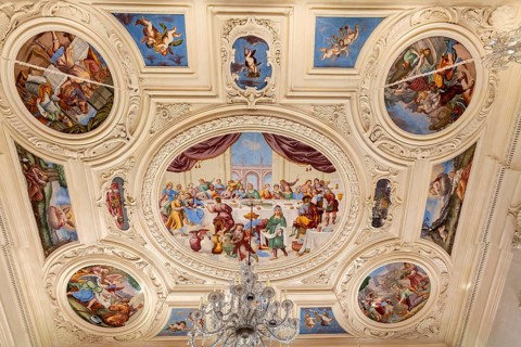 Ceiling Kaisersaal, Corvey Monastery