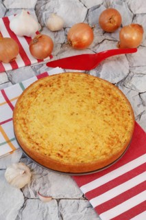 Swabian cuisine, Haertsfeld potato cake with curd dough base