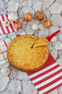 Swabian cuisine, Haertsfeld potato cake with curd dough base