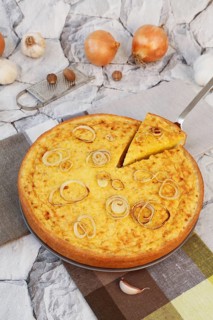 Swabian cuisine, Haertsfeld potato cake with curd dough base