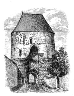 Building, gate of Hainburg in Lower Austria