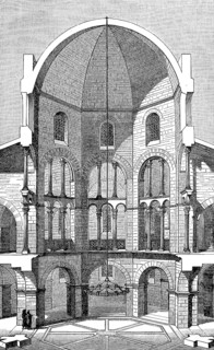 Unobstructed view of Aachen Cathedral, the original Carolingian building