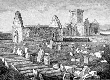 The royal tombs of the Anglo-Saxons and the ruins of the monastery founded by Columba in the second half of the sixth century on the Isle of Iona, a small island in the Inner Hebrides in Scotland. It ...