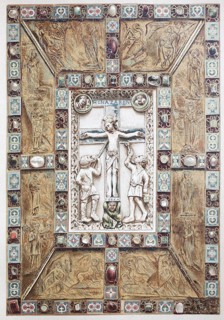 The binding of the 10th century Gospel Book of the Echternach Monastery, Germany