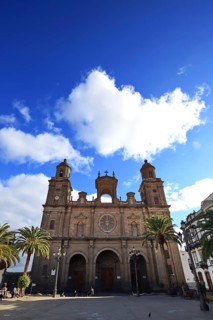 The Santa Ana Cathedral in Las Palmas de Gran Canaria. Las Palmas, Gran Canaria