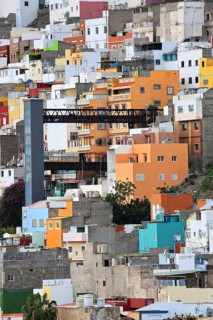 Mirador Casas de colores in Las Palmas de Gran Canaria. Las Palmas, Gran Canaria