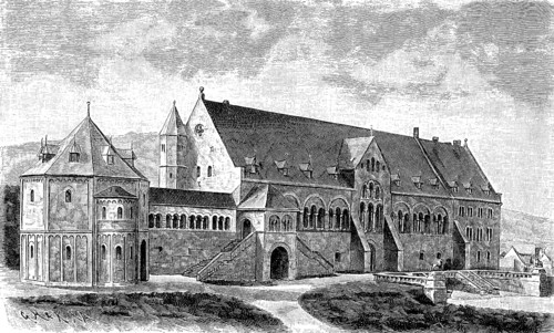 The imperial house of the imperial palace of Goslar, the oldest preserved imperial palace
