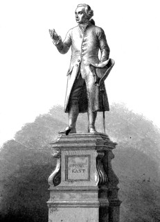 Monument to Imanuel Kant in Koenigsberg, photo or illustration published in 1892