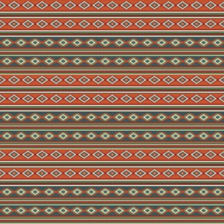 Ethnic American Indian embroidery inspired seamless pattern design. Vector background,