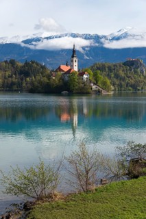 Bled Island with St. Mary's Church, Lake Bled