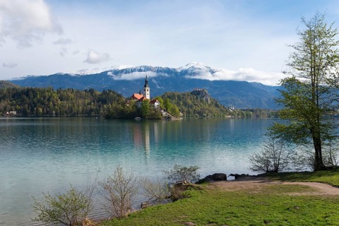 Bled Island with St. Mary's Church, Lake Bled