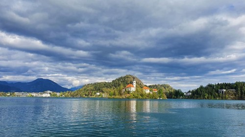 Bled Island with St. Mary's Church, Lake Bled